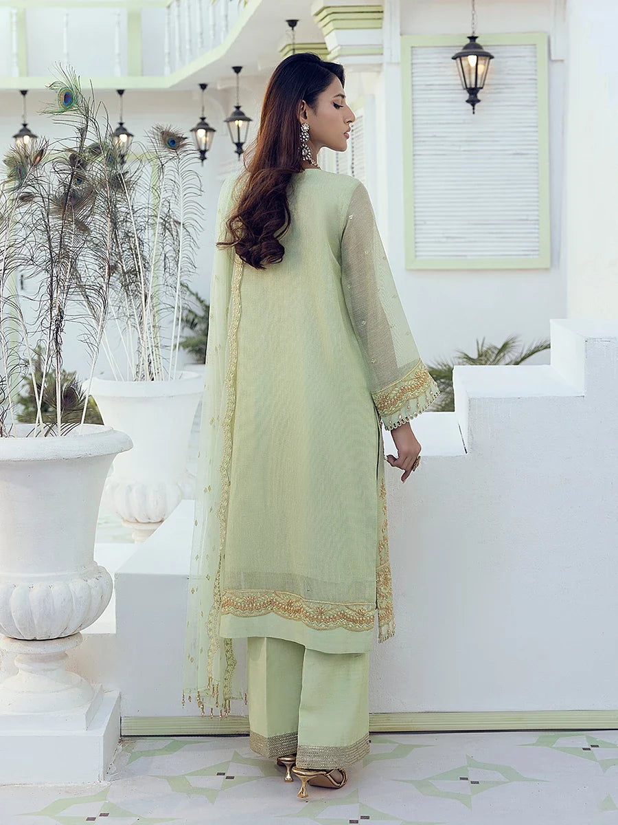 3PC Unstitched Festive Embroidered Suit (SAW-03)