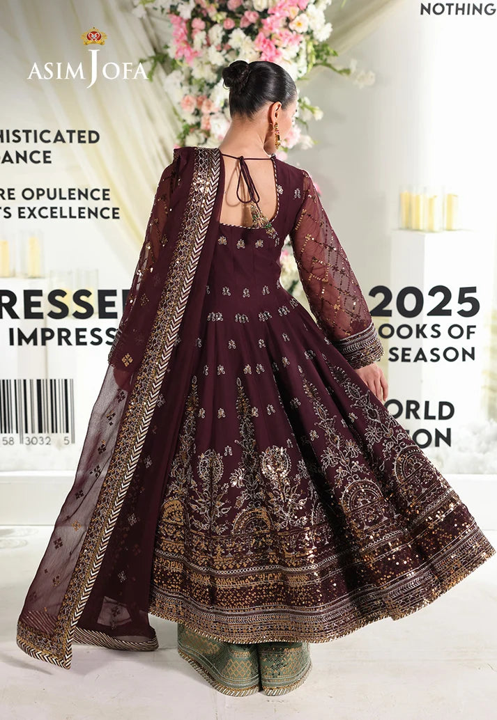 2PCS Unstitched Embroidered Chiffon Suit | SAW-33