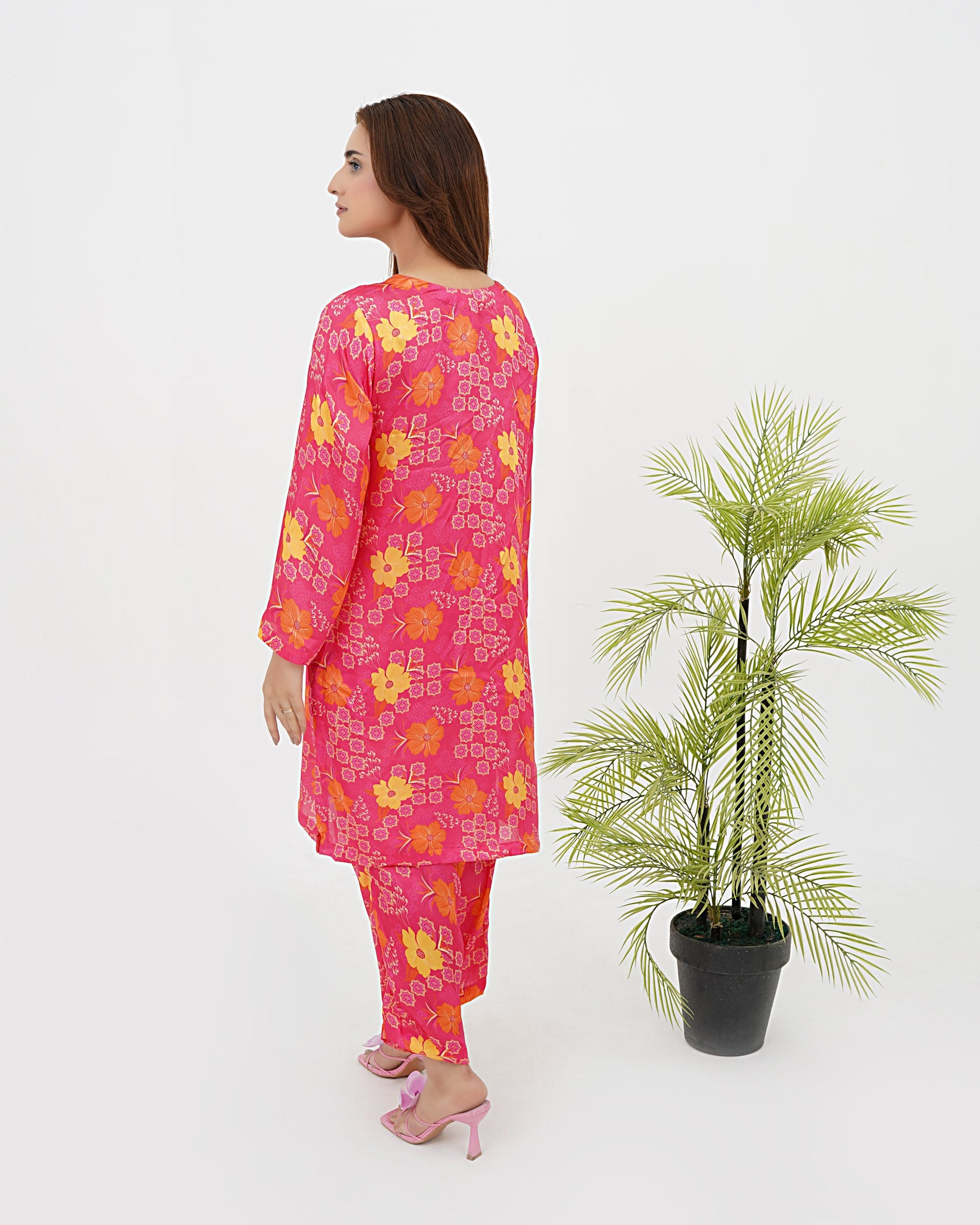 Petal Printed Ensemble – 2 Piece