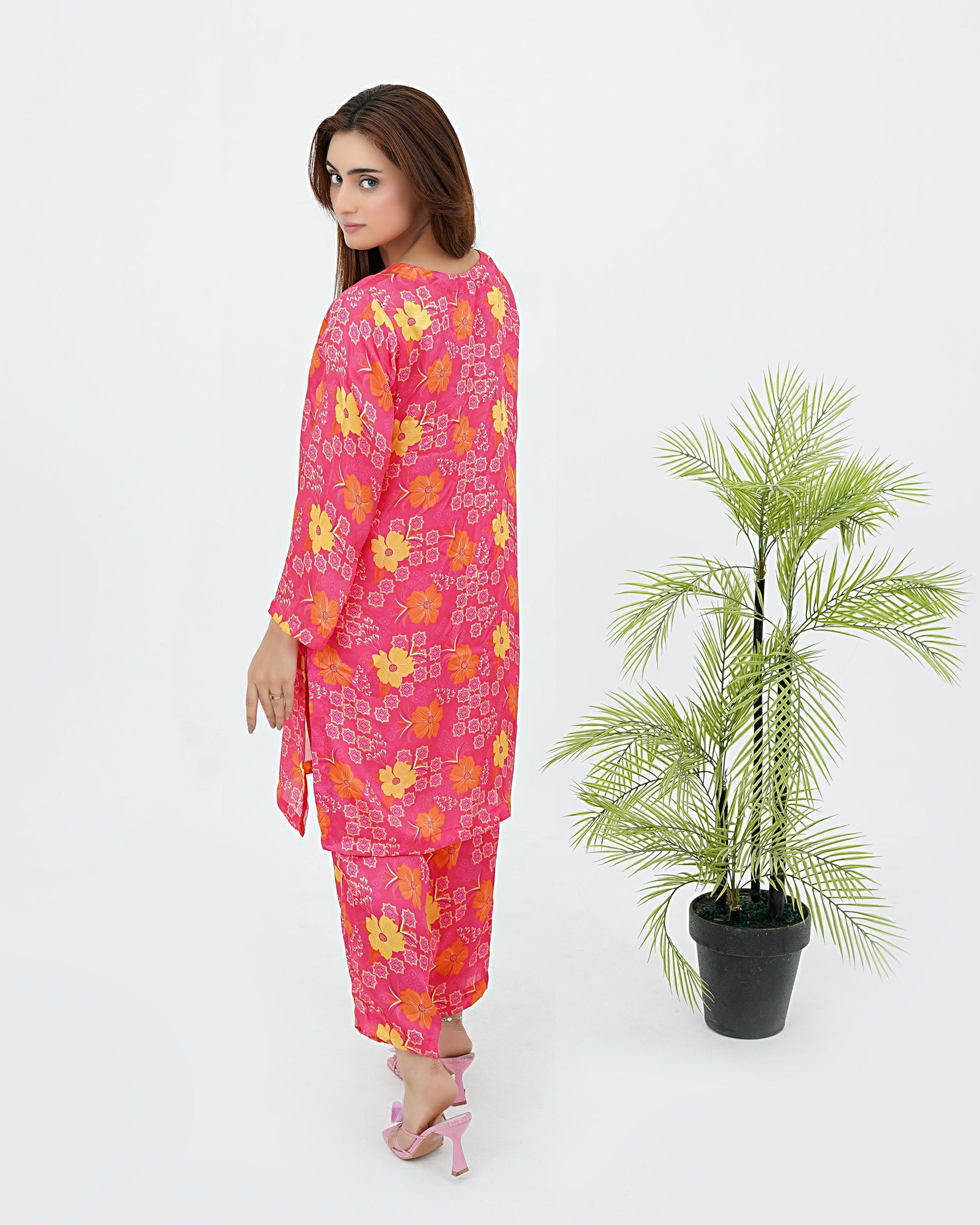 Petal Printed Ensemble – 2 Piece