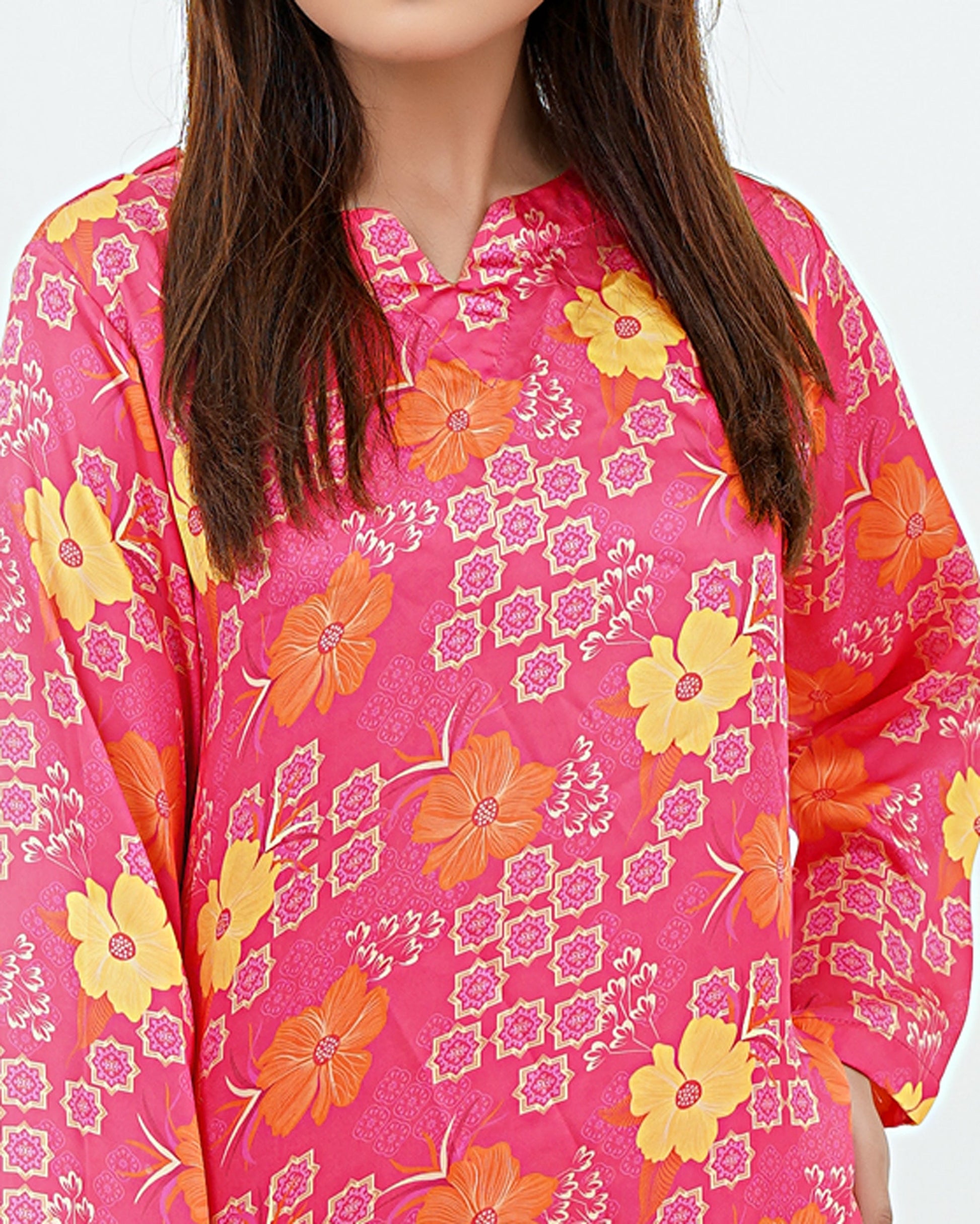 Petal Printed Ensemble – 2 Piece