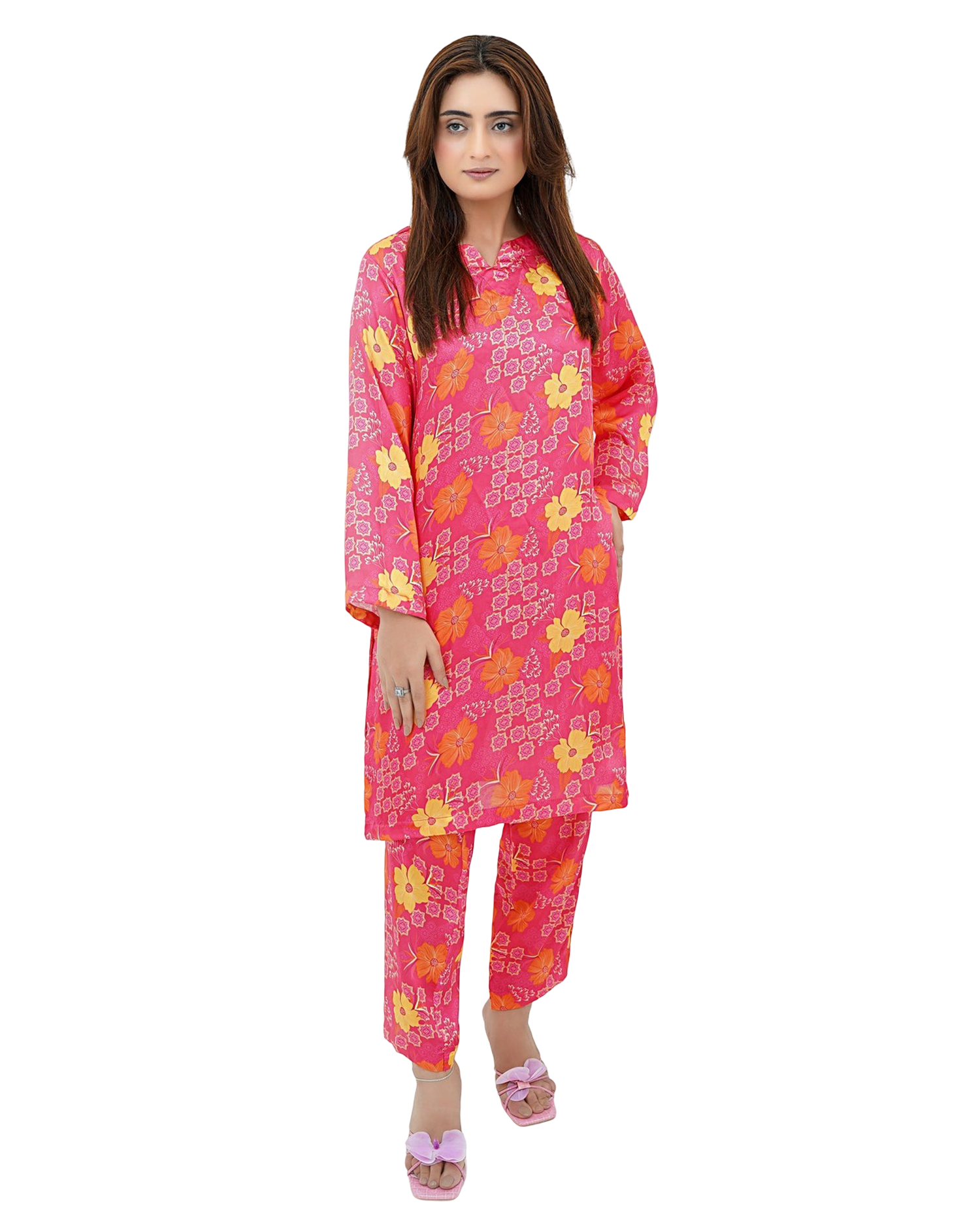 Petal Printed Ensemble – 2 Piece