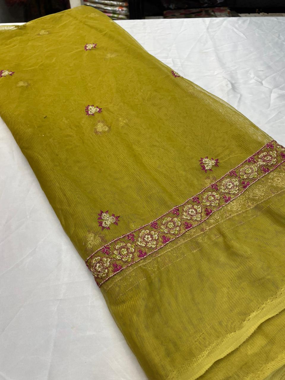 Branded dupptta fully emberiodery code 01