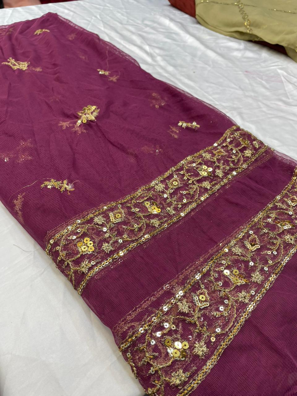 Branded dupptta fully emberiodery code 10