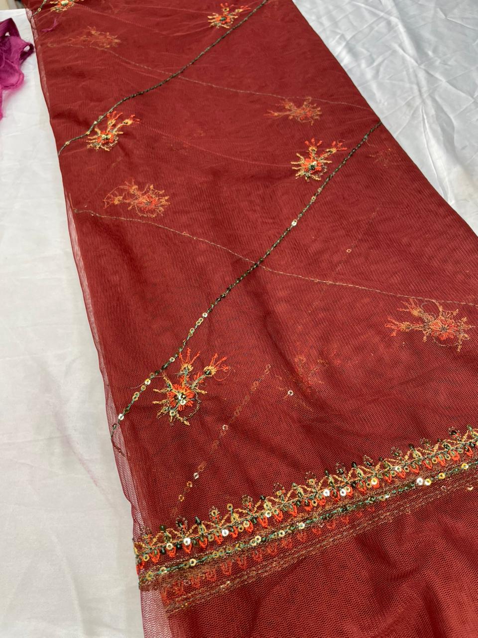 Branded dupptta fully emberiodery code 13