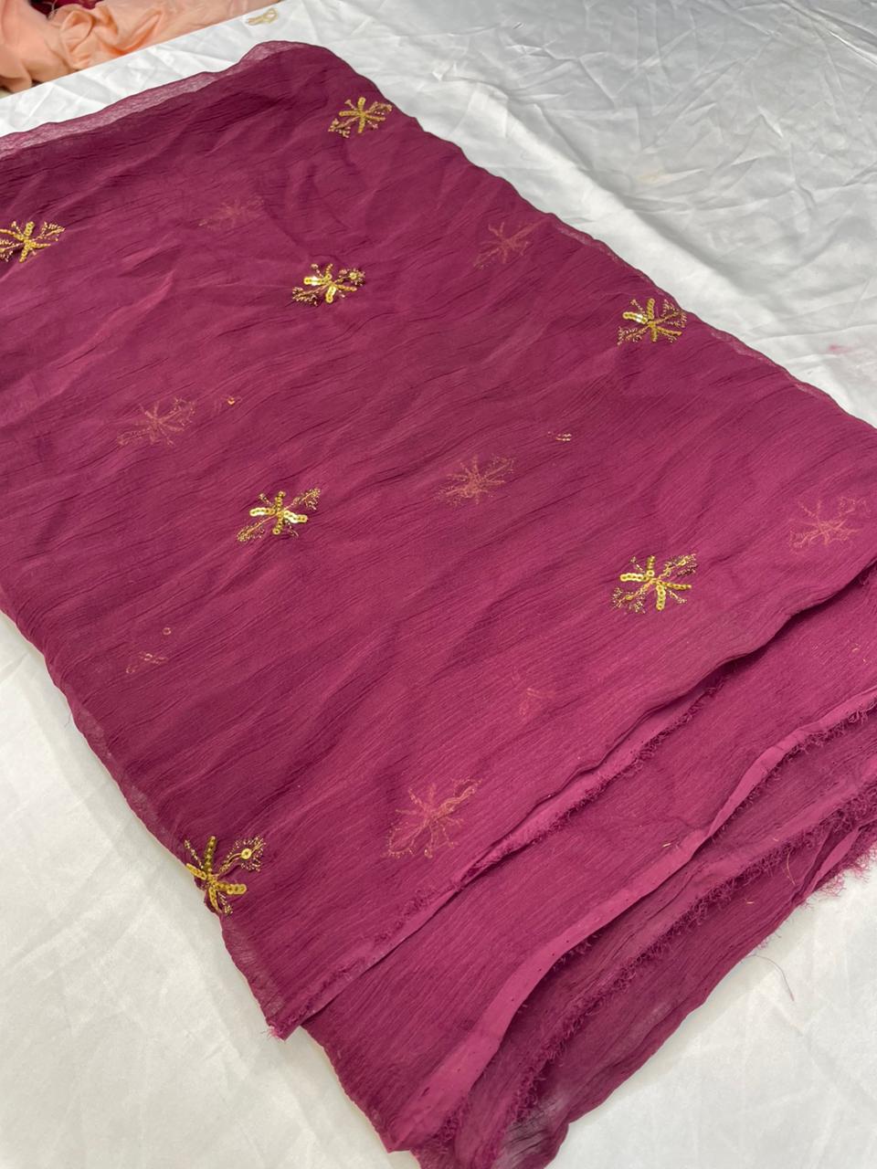 Branded dupptta fully emberiodery code 15