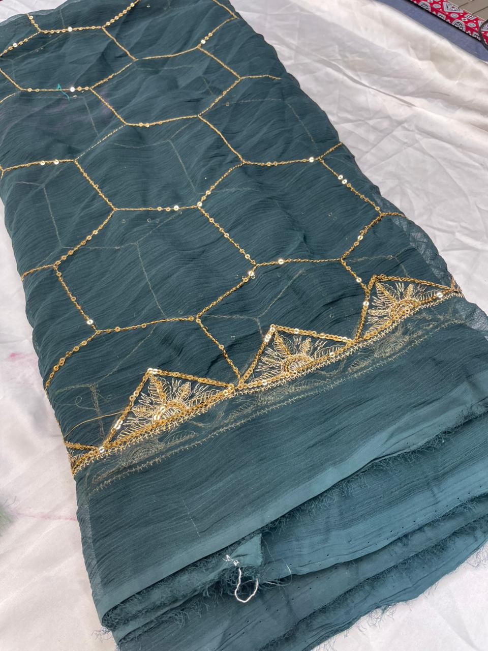 Branded dupptta fully emberiodery code 17