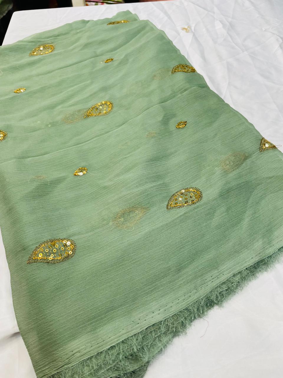 Branded dupptta fully emberiodery code 18