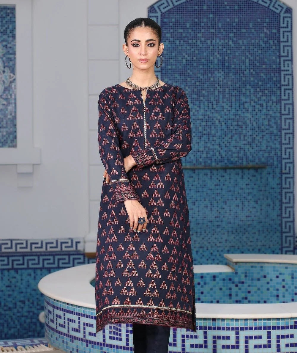 2 Pc Printed Viscose Stitched Suit | SAW-74