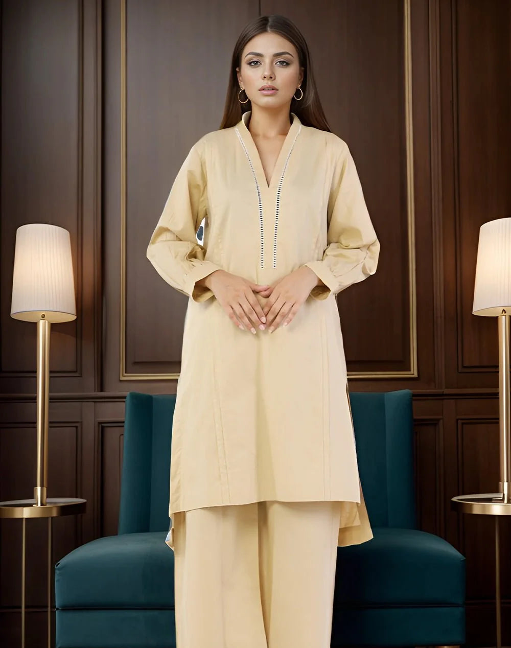 2 Piece – Dyed Lawn Suit | SAW-80
