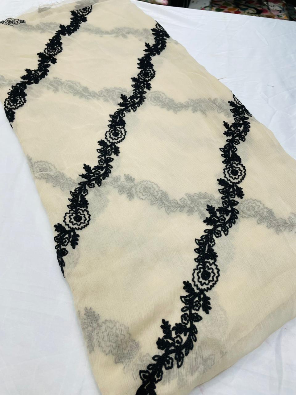 Branded dupptta fully emberiodery code 02