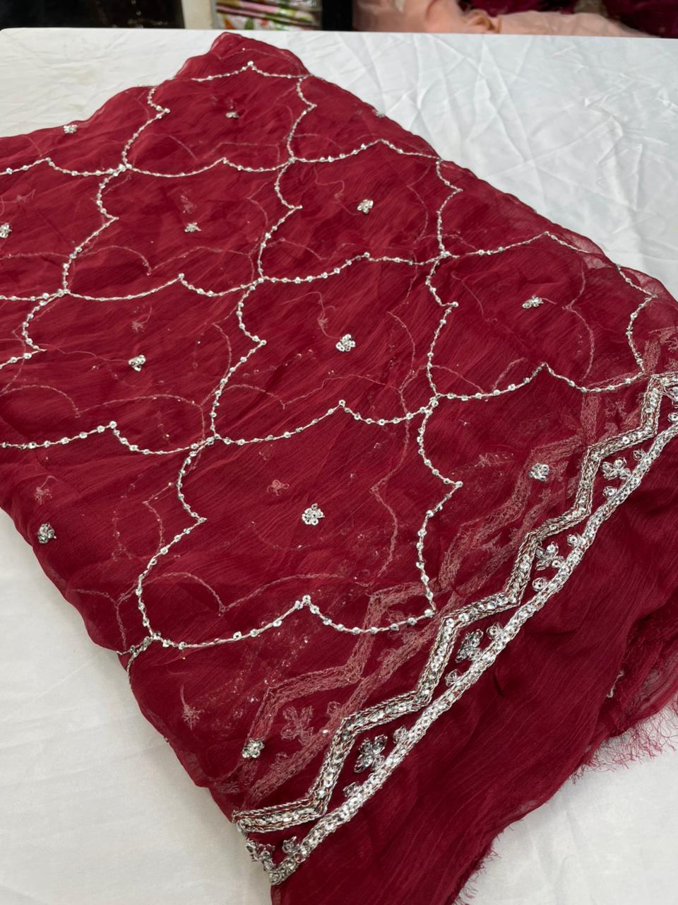 Branded dupptta fully emberiodery code 23