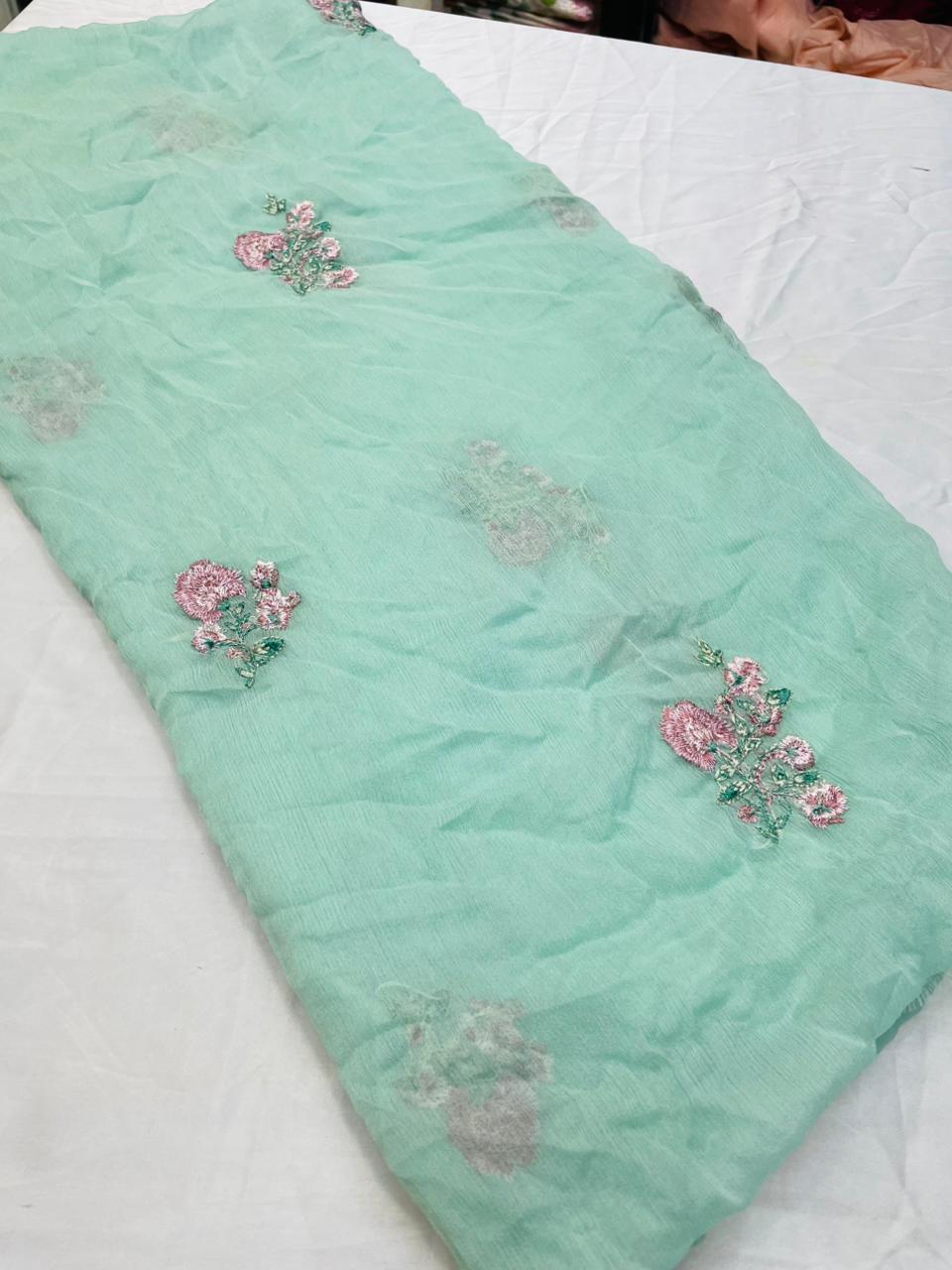 Branded dupptta fully emberiodery code 27