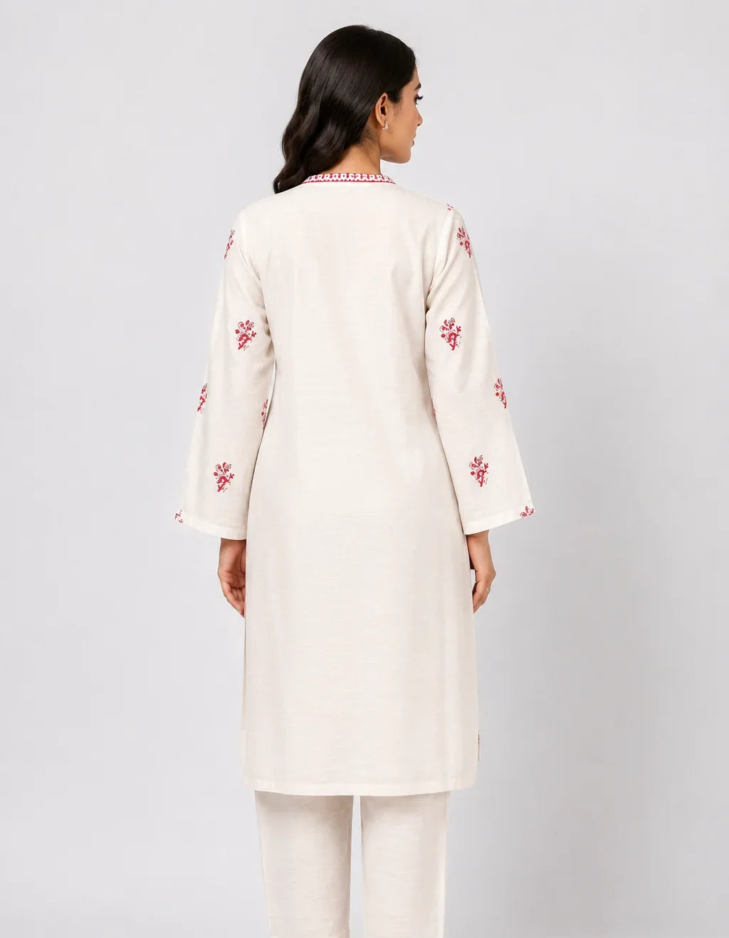 2 Piece – Printed Khaddar Suit | SAW-89