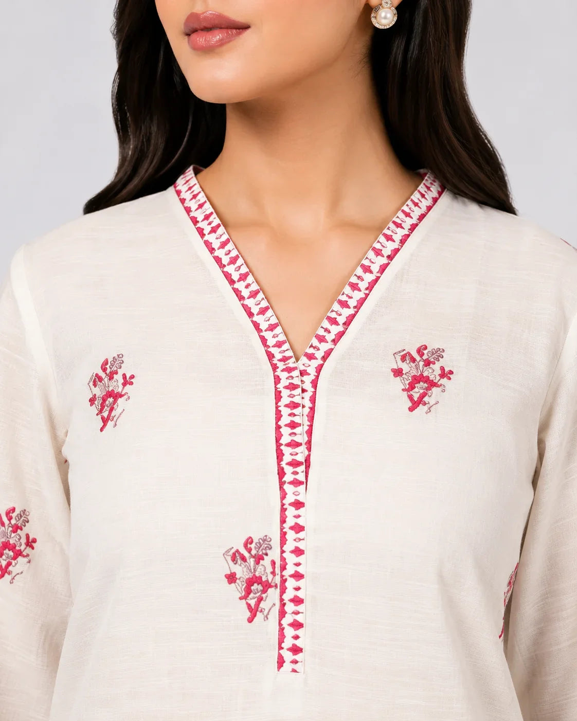 2 Piece – Printed Khaddar Suit | SAW-89