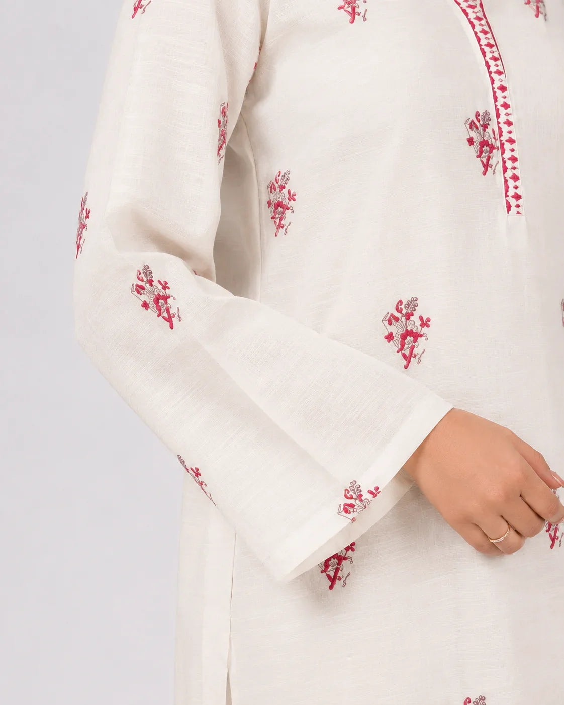 2 Piece – Printed Khaddar Suit | SAW-89