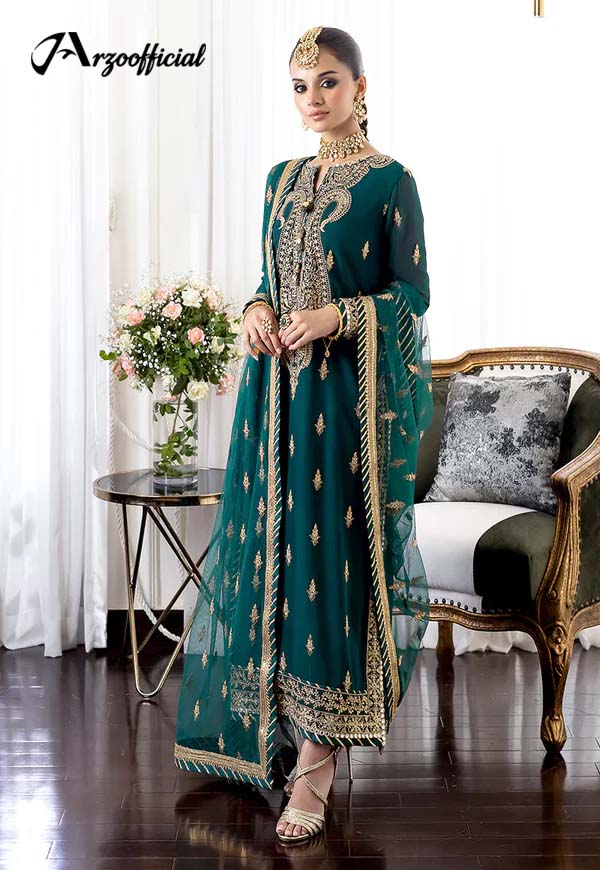 Emerald Grace Embroidered -2 Piece
