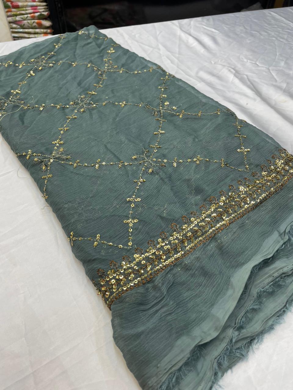 Branded dupptta fully emberiodery code 07