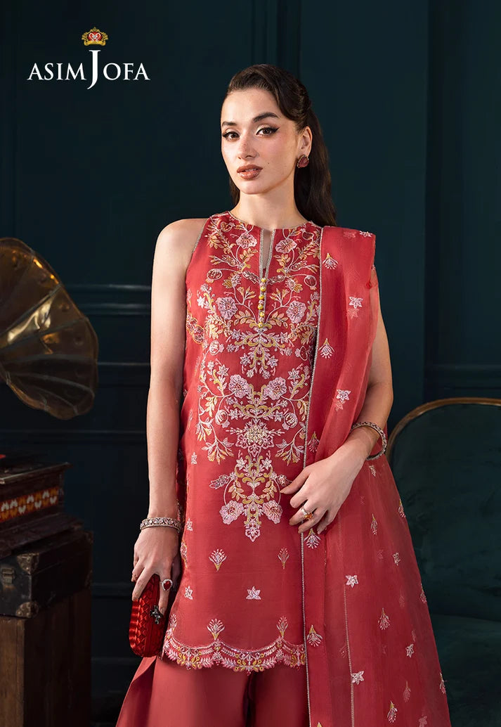 2PCS Unstitched Embroidered Suit | SAW-30