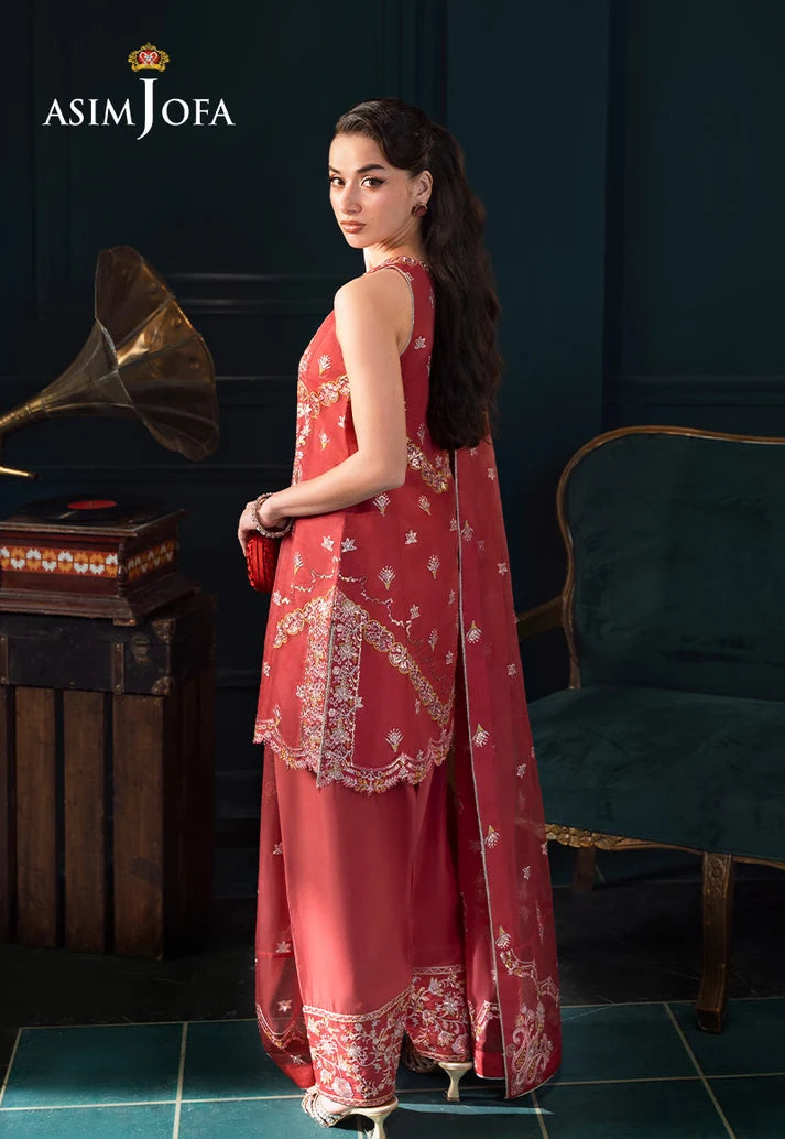 2PCS Unstitched Embroidered Suit | SAW-30