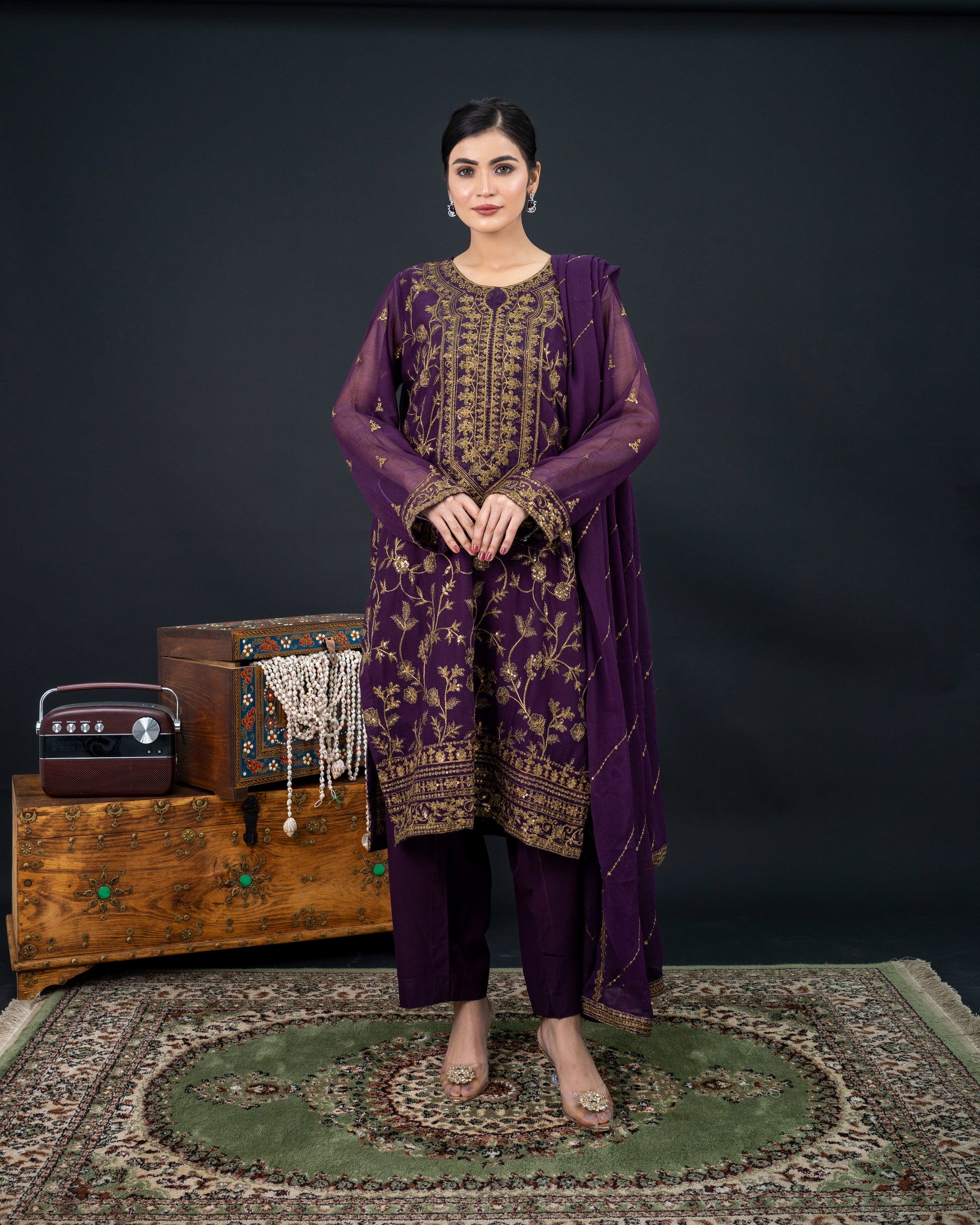 Shahi Gulzaar-3piece set