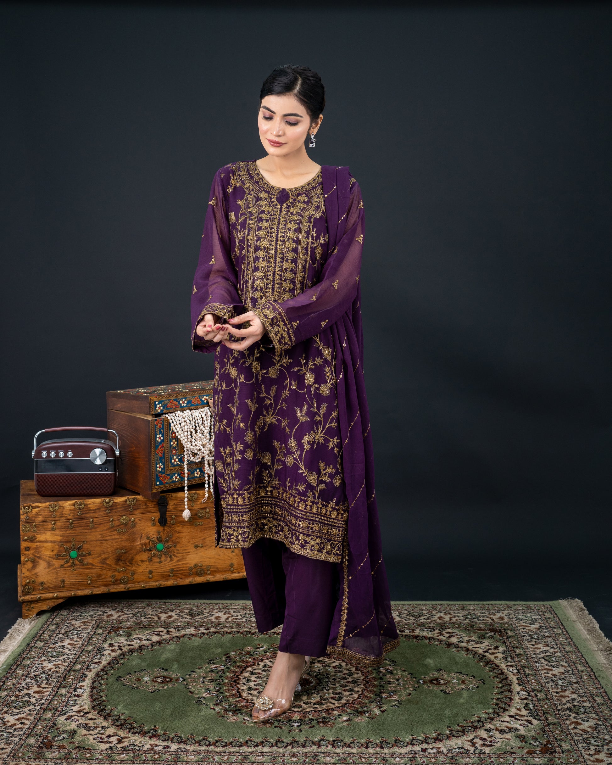 Shahi Gulzaar-3piece set