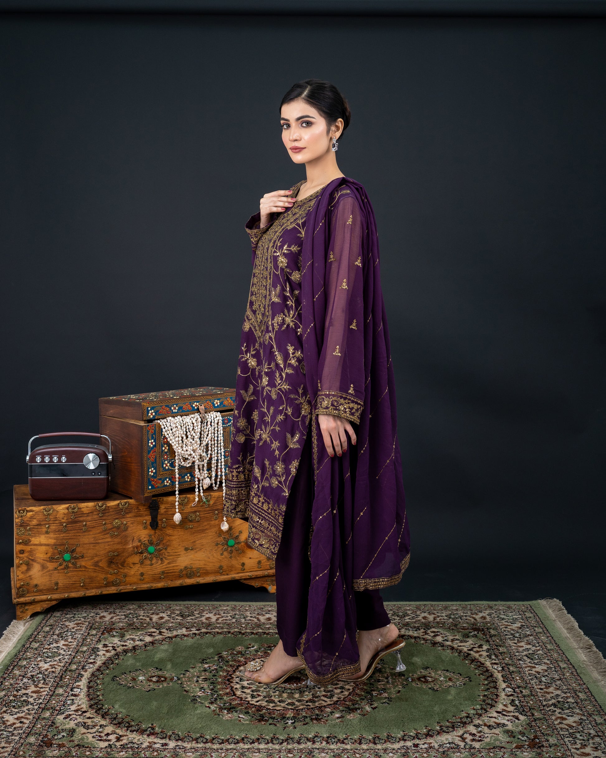 Shahi Gulzaar-3piece set