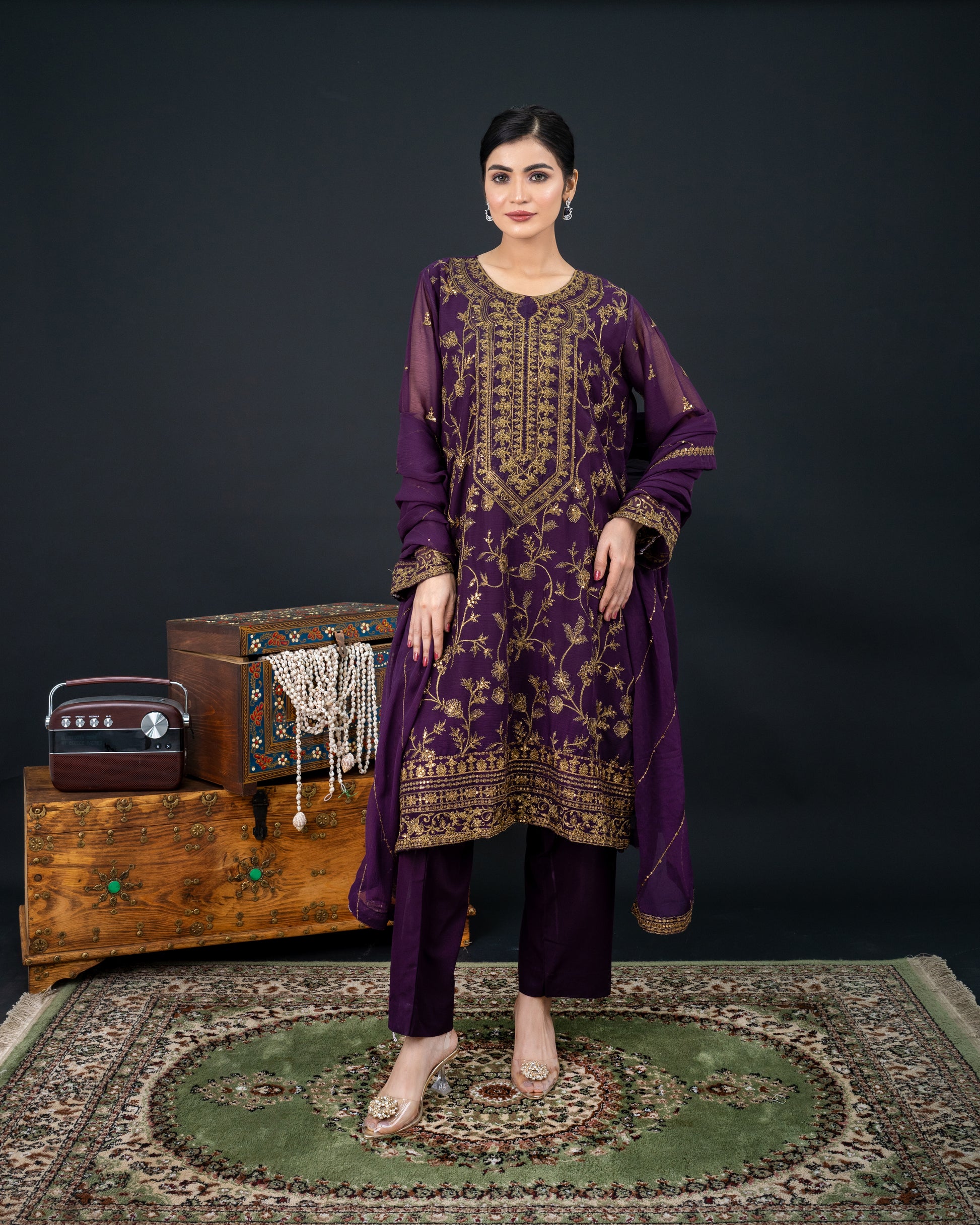 Shahi Gulzaar-3piece set
