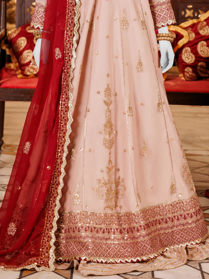 2PC Unstitched Chiffon Embroidered Suit | SAW-25