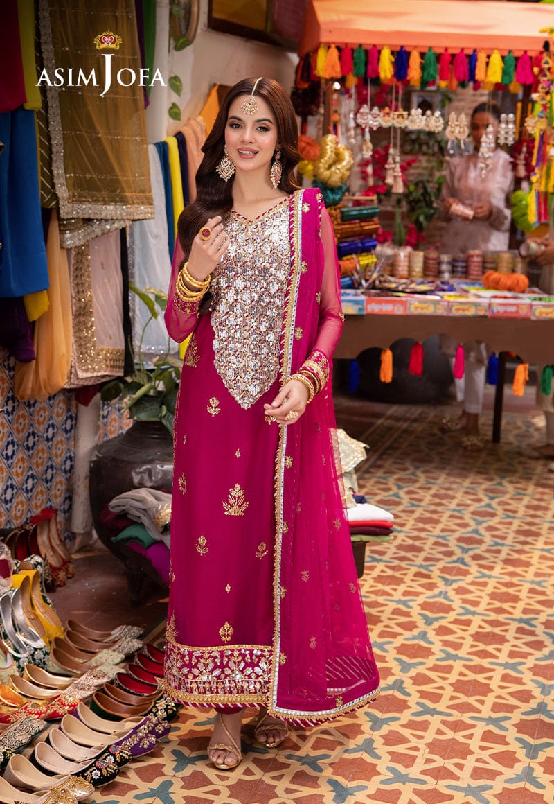 fabric net color pink unstitched 2 piece code 001