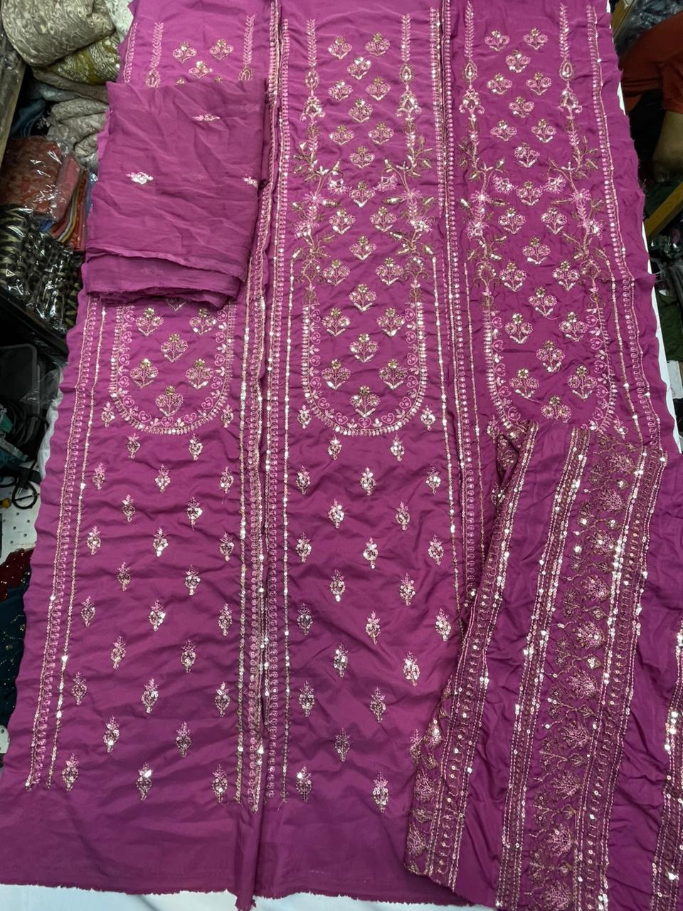 Elegant Unstitched 2-piece broidery and graceful