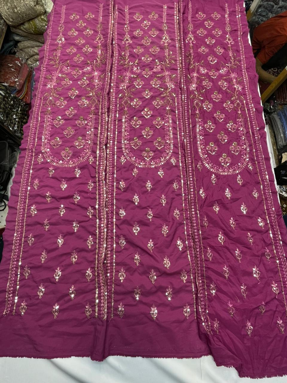 Elegant Unstitched 2-piece broidery and graceful