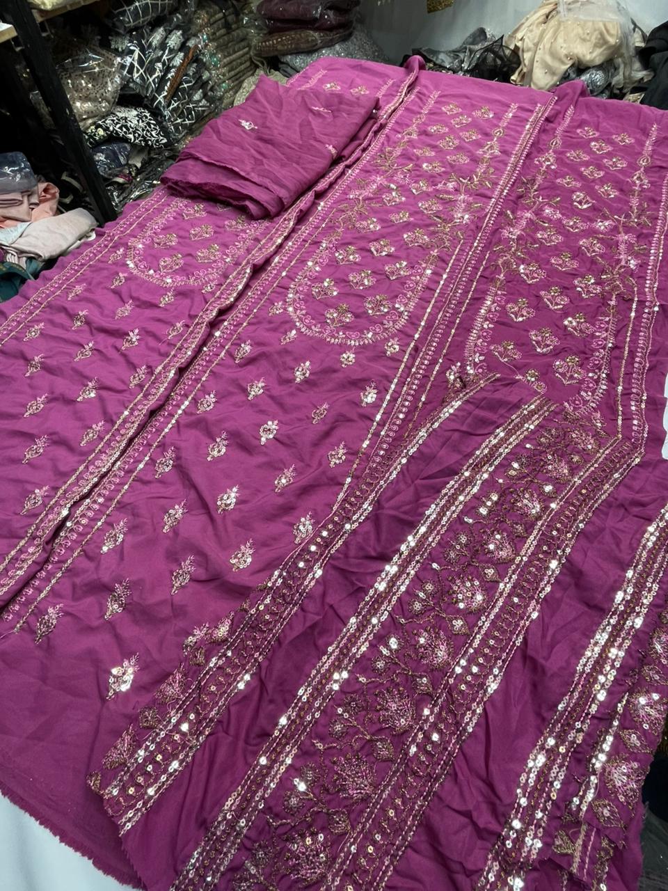 Elegant Unstitched 2-piece broidery and graceful