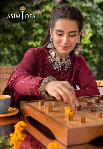 fabric silk colour purple  unstiched 2 piece code 010 duppatta chiffon