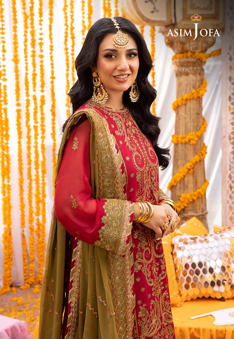 fabric chiffon colour red unstiched 2pics duppatta chiffon code 012