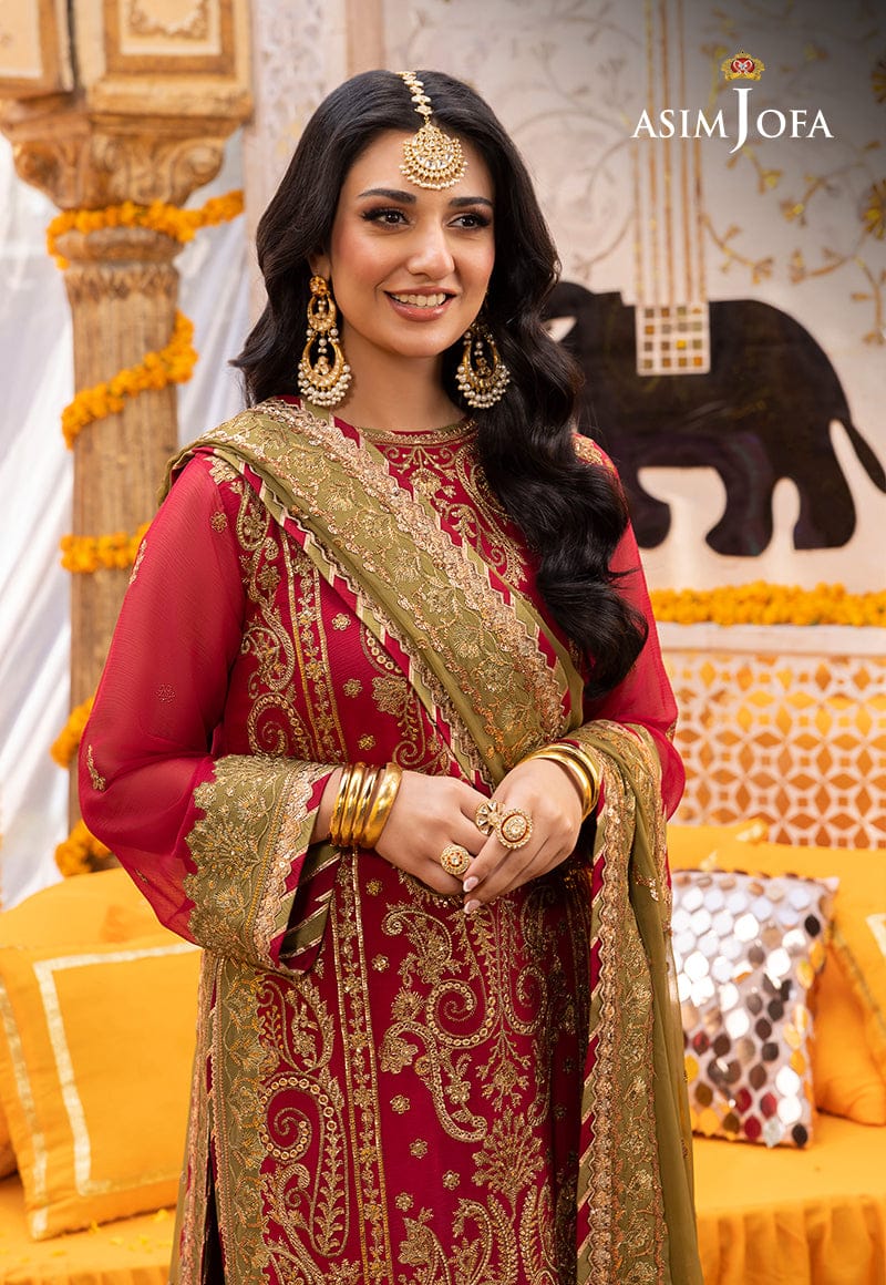 fabric chiffon colour red unstiched 2pics duppatta chiffon code 012