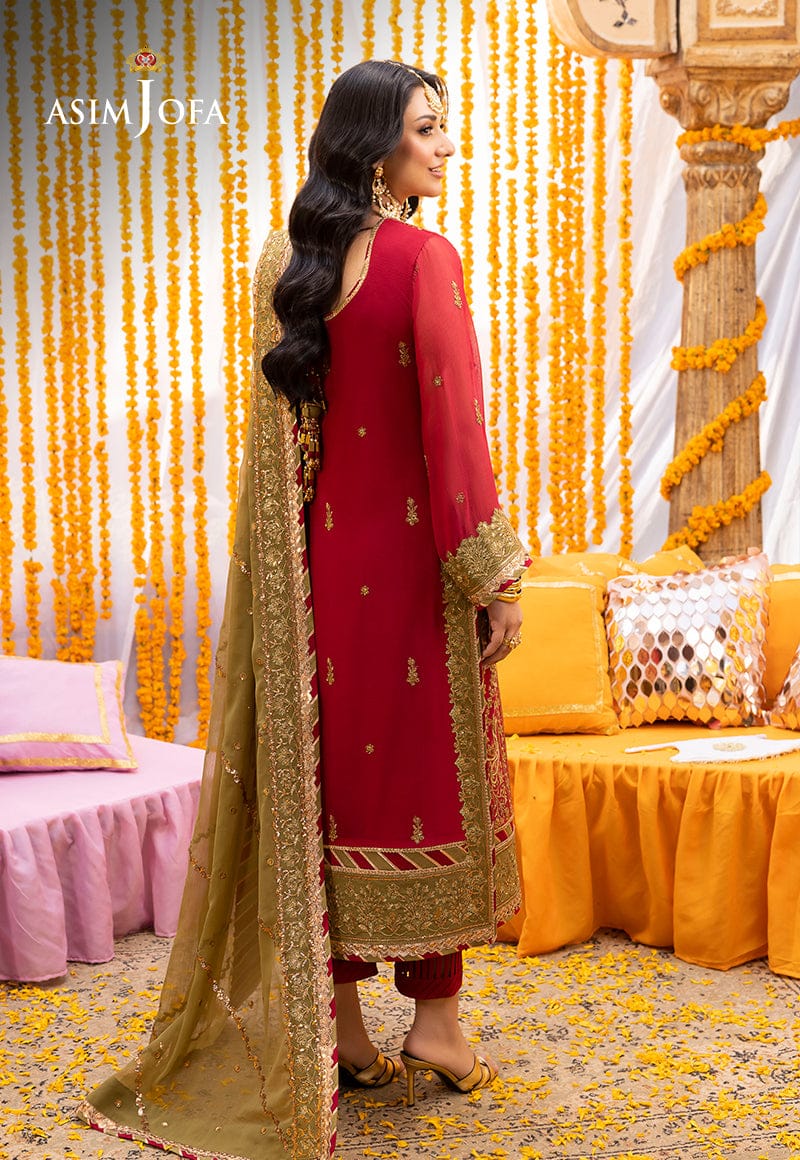 fabric chiffon colour red unstiched 2pics duppatta chiffon code 012