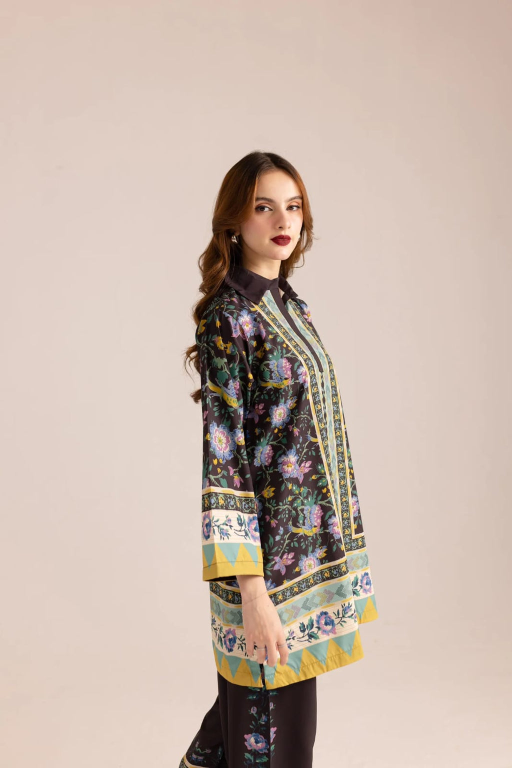 Elegant Floral Printed 2-Piece Set