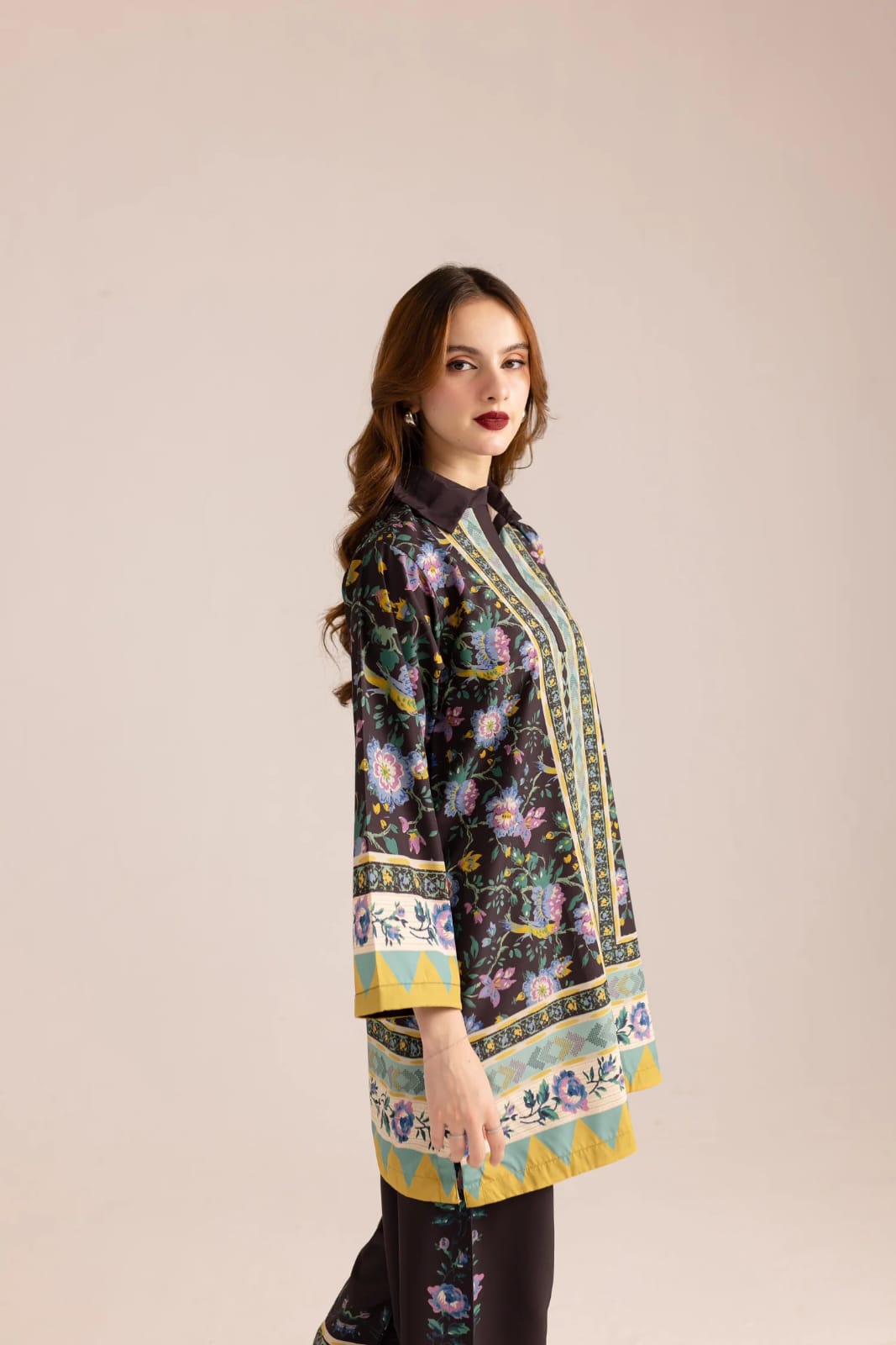 Elegant Floral Printed 2-Piece Set