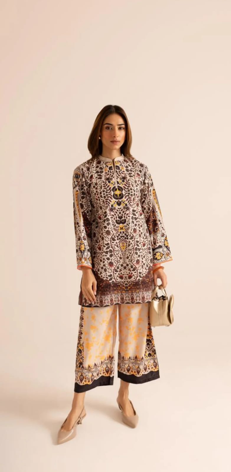 Classic Printed 2-Piece Suit