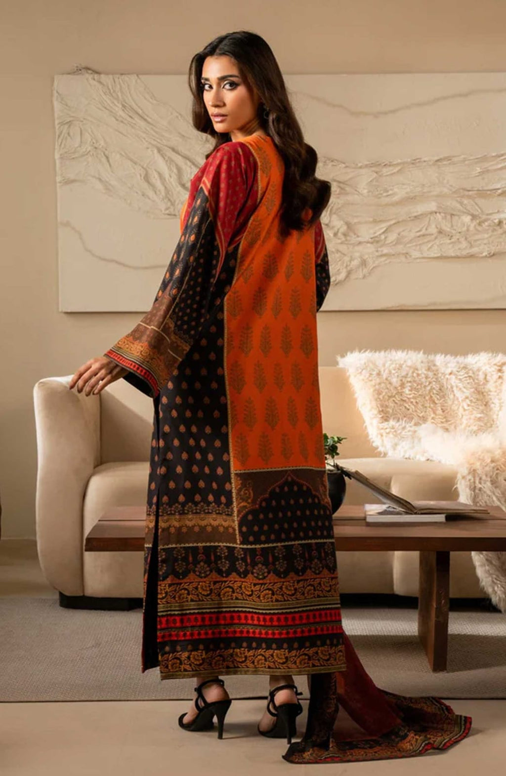 Amber Ethnic Printed 2-Piece Suit code 021