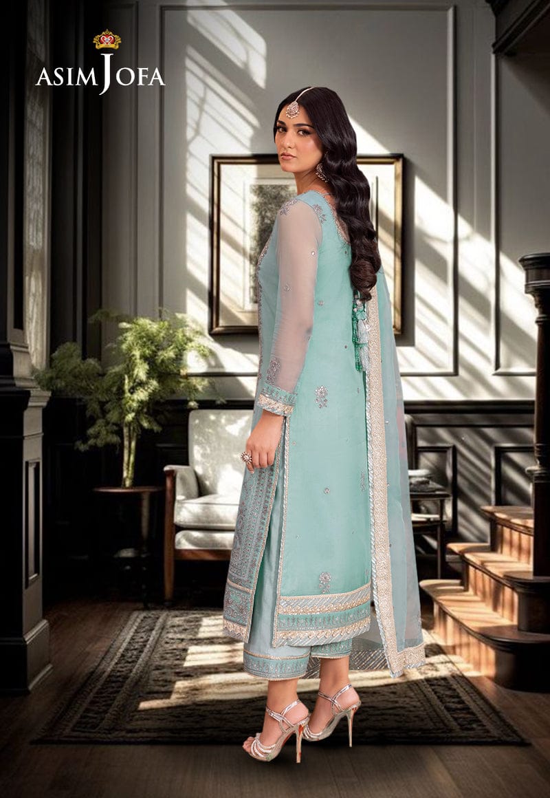 fabric organza colour blue unstiched 2pice dupatta organza code 011