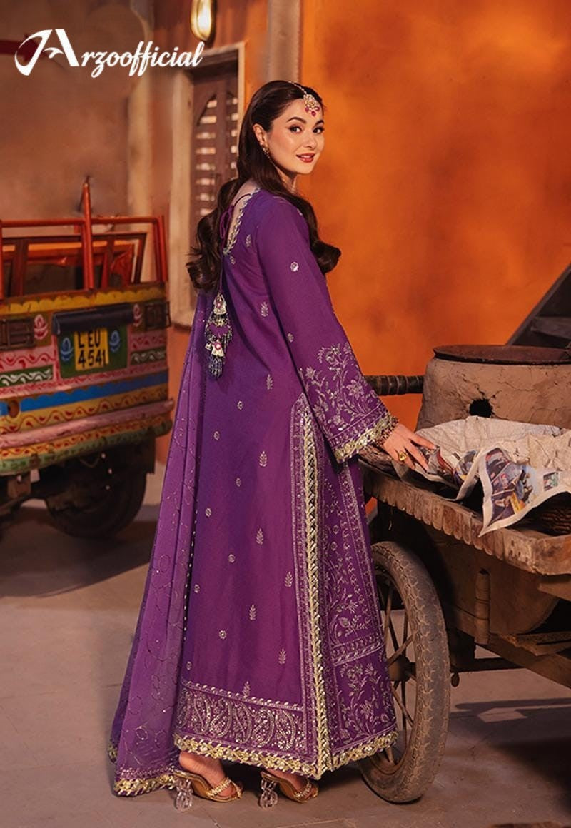 Embroidered Twisted Silk -2 Piece