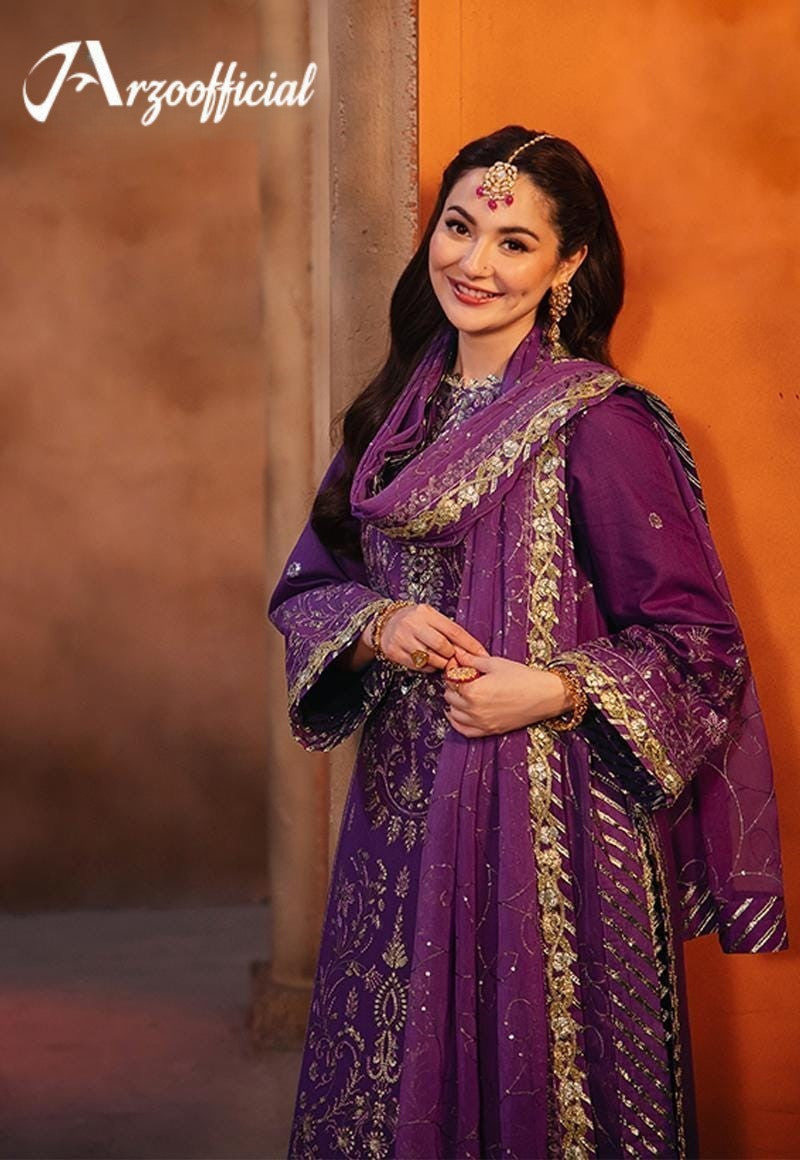 Embroidered Twisted Silk -2 Piece