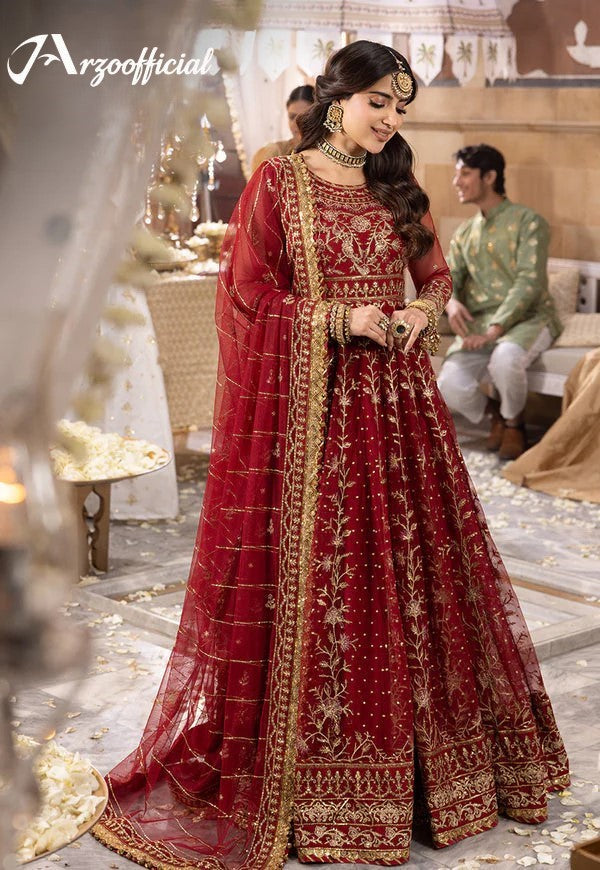 Embroidered Net 2‑Piece