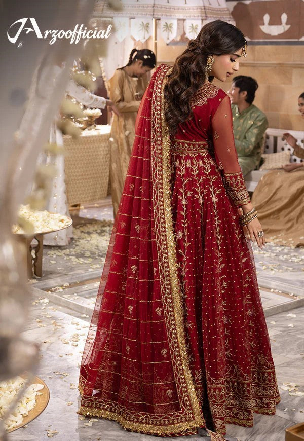 Embroidered Net 2‑Piece