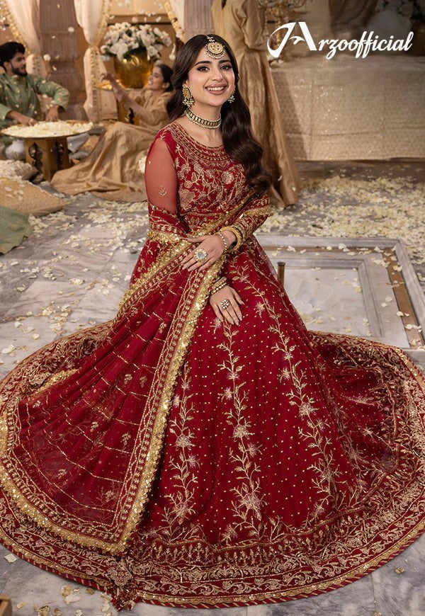 Embroidered Net 2‑Piece