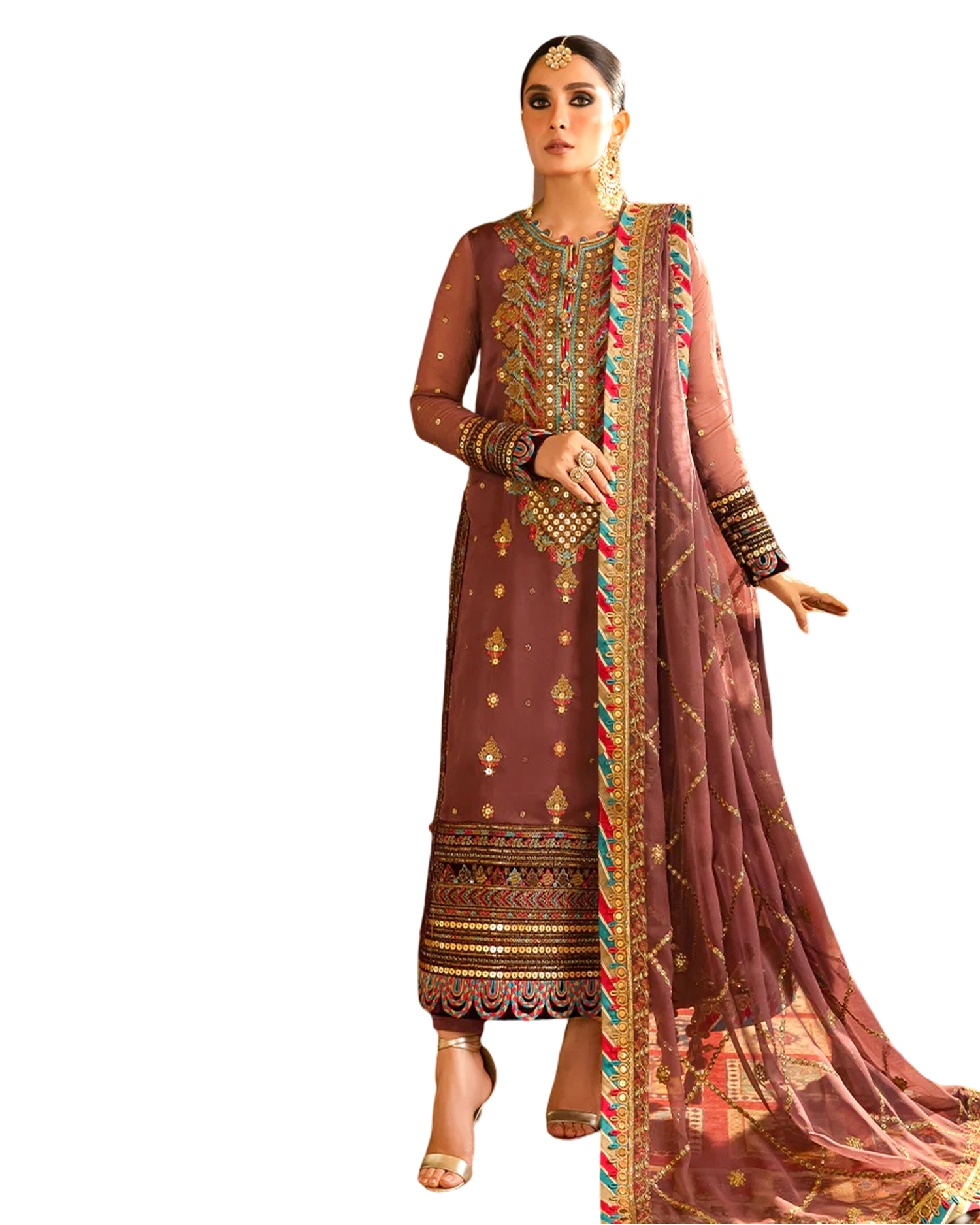 shirt truzer 2pice unstiched 2.5 gan shirt fabric chiffon