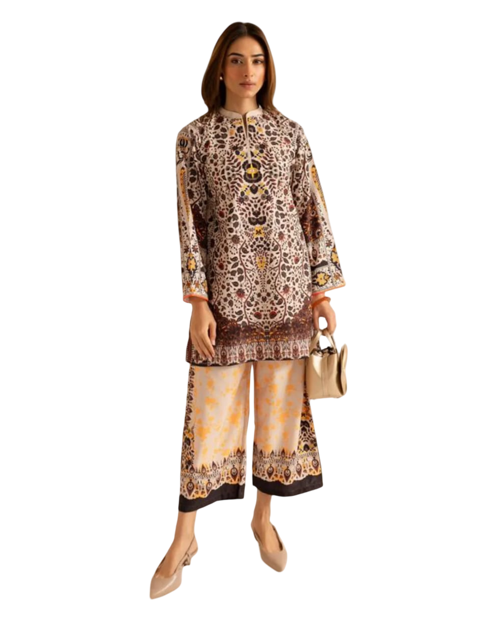 Classic Printed 2-Piece Suit