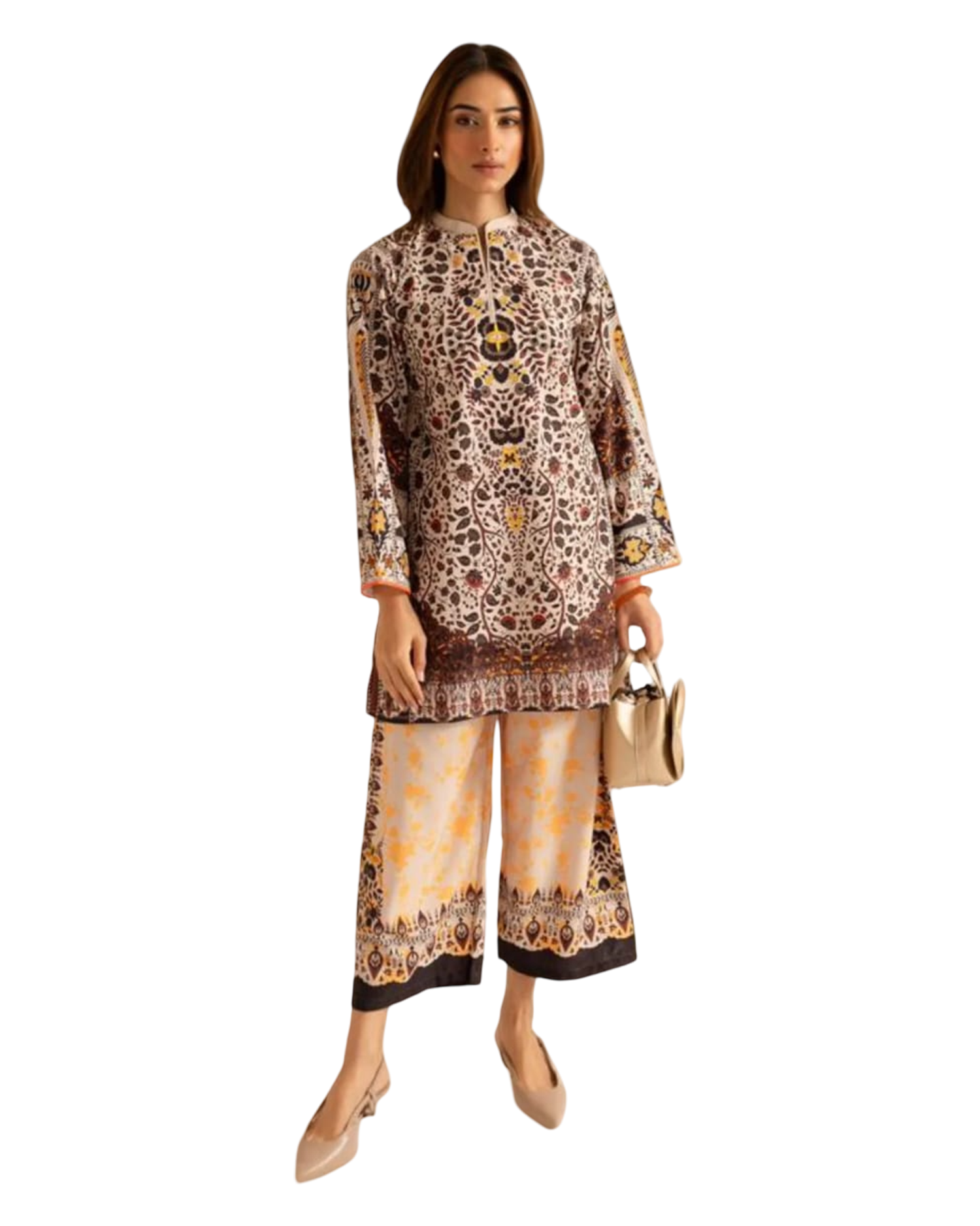 Classic Printed 2-Piece Suit